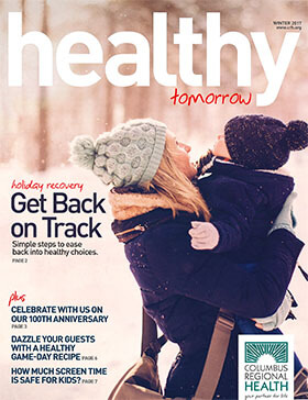 Winter 2017 Healthy Tomorrow issue cover