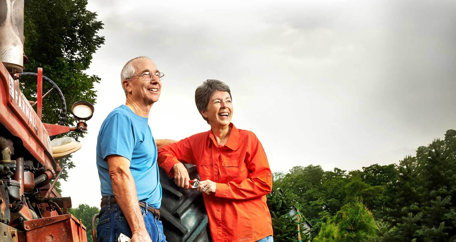Columbus Regional Health patients at their farm in Bartholomew County