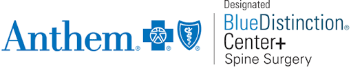 Anthem Blue Distinction Center + Spine Surgery logo.