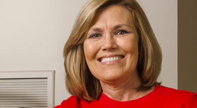 Cardiac rehab patient Linda Scheidt