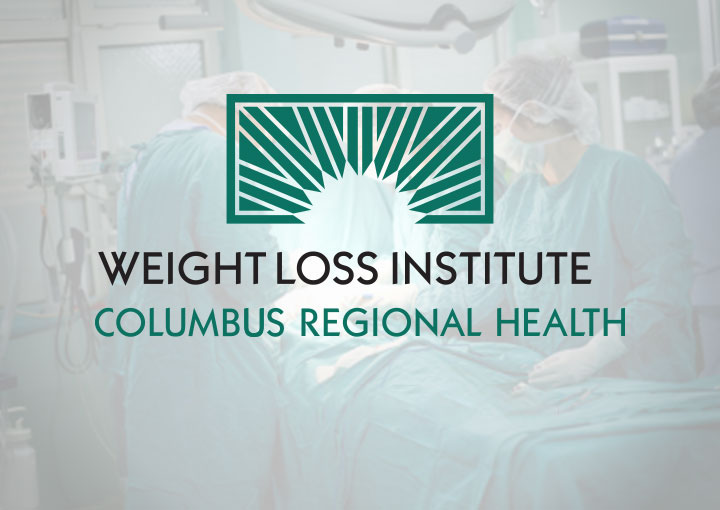 weight-loss-surgery-options Weight Loss Insitute logo sumperimposed over bariatric surgeons in surgery.