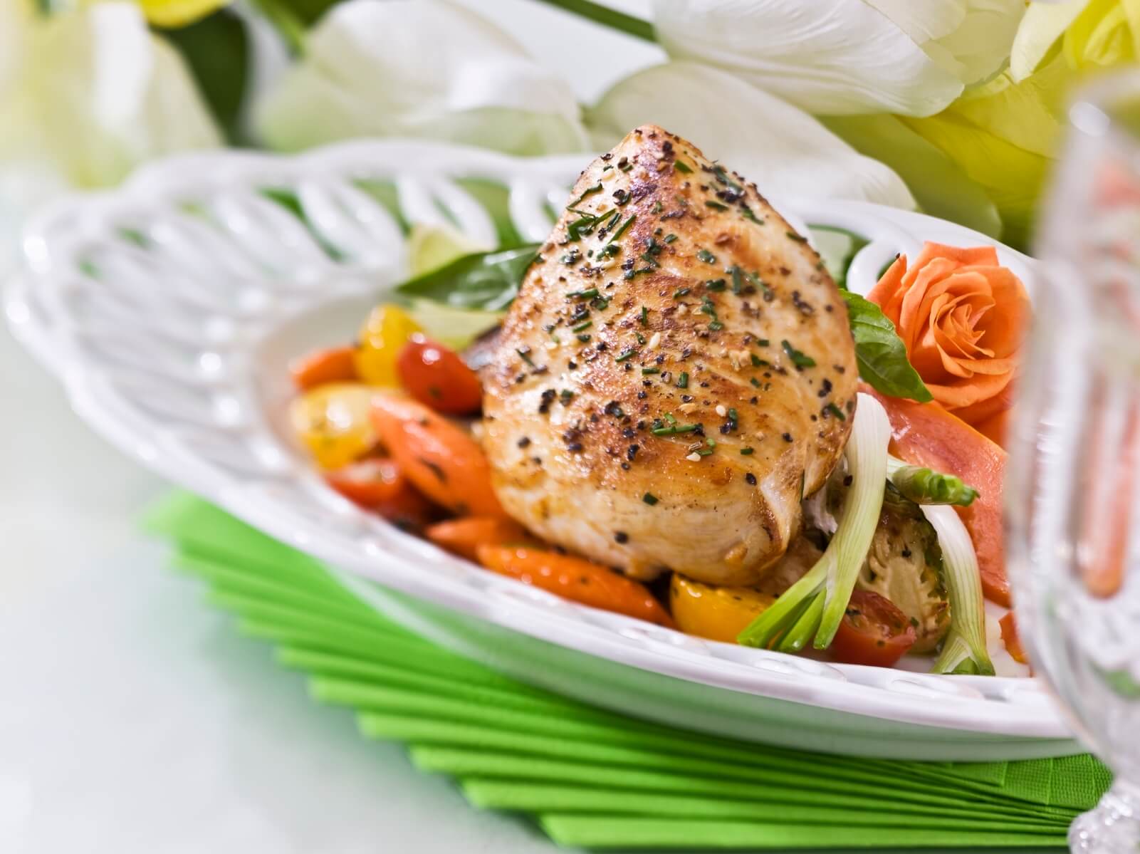 Honey herb chicken photo