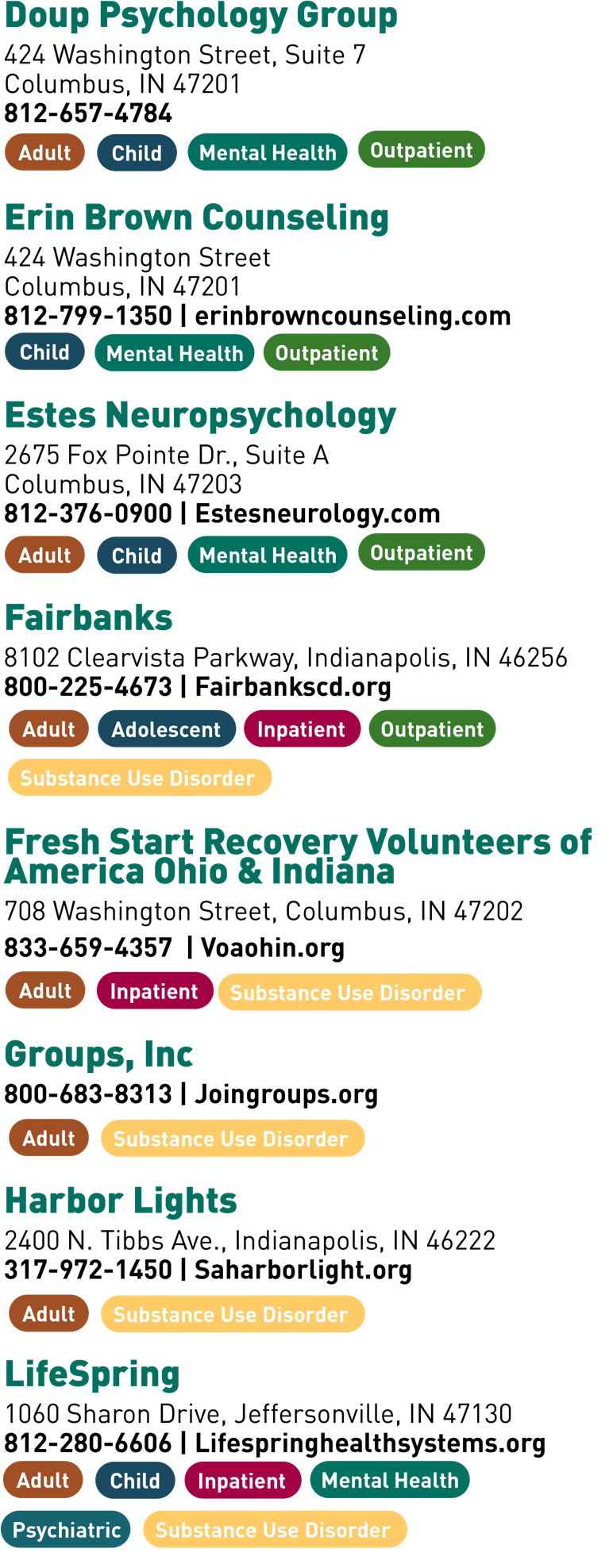 Mental Health Resources