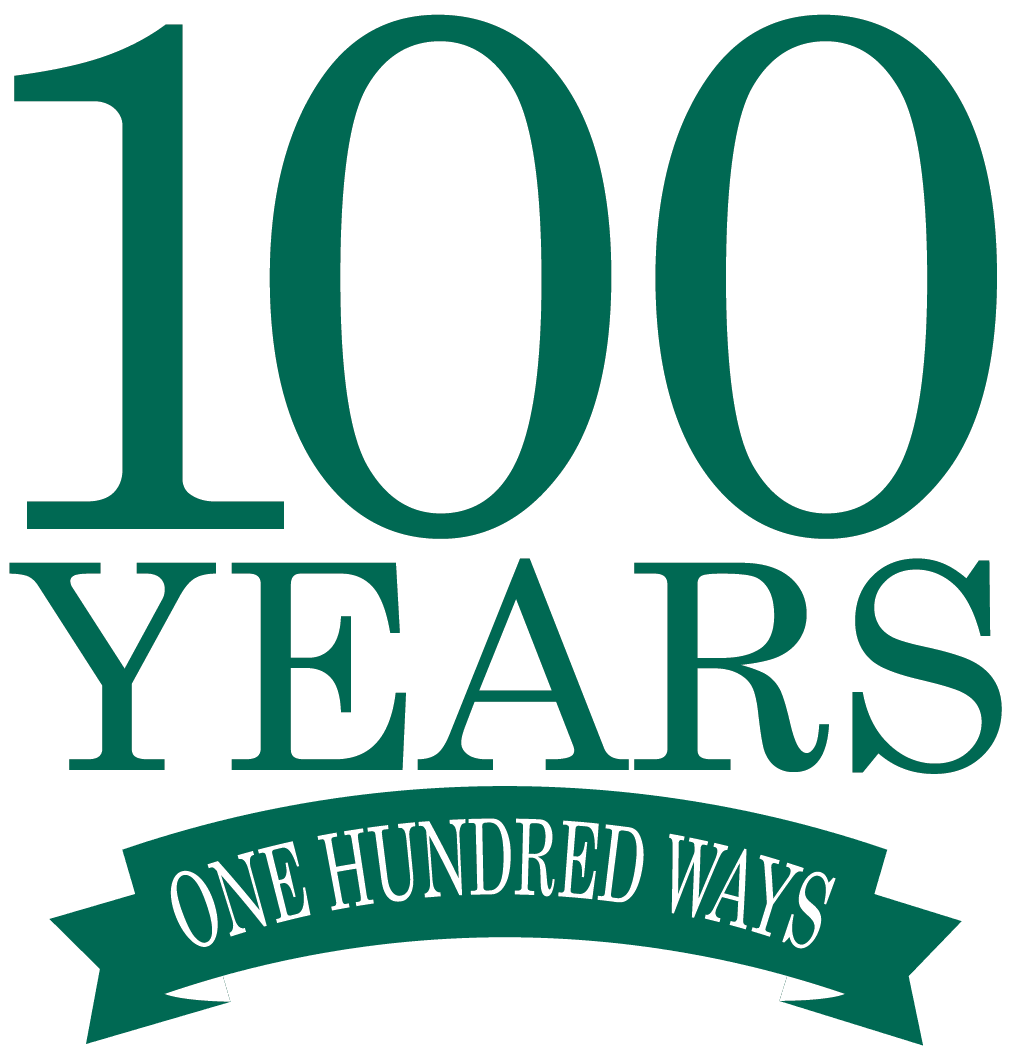 100 years 100 ways logo