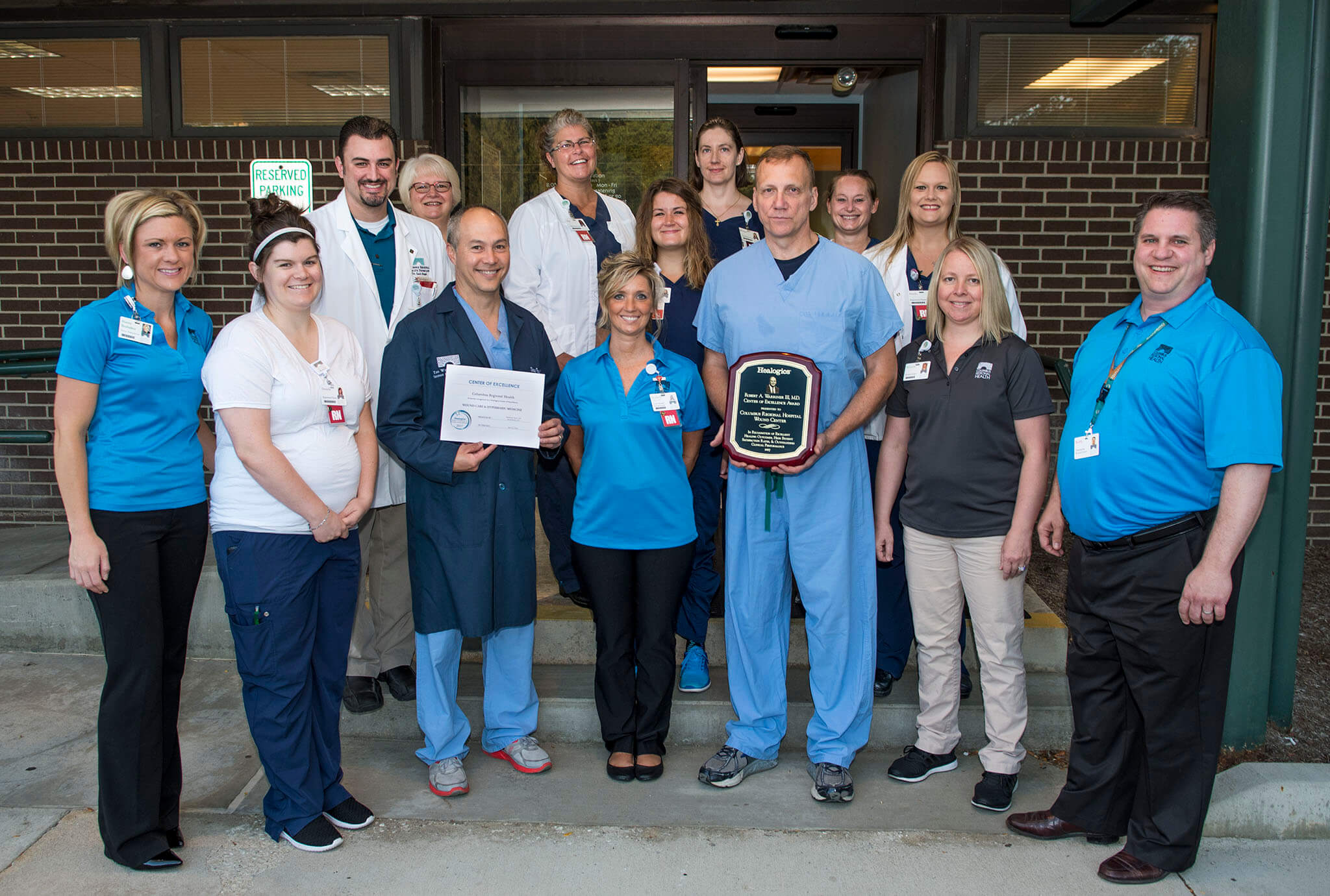 Wound Center staff group photo